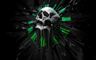 برنامه‌نما Skull Live Wallpaper عکس از صفحه