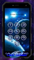 Galaxy Keypad Lock Screen poster