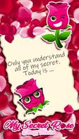 My Secret Rose Diary Theme پوسٹر