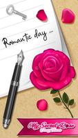 برنامه‌نما My Secret Rose Diary Theme عکس از صفحه