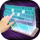 Tema de Teclado de Holograma APK
