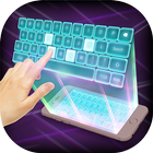 Hologram 3D Keyboard Simulated icon