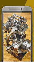 Mechanical Engine Motor Affiche