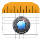 آیکون‌ Cam2Plans : vertical surface & tape measuring