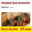 Health Meatball Sub Sandwich