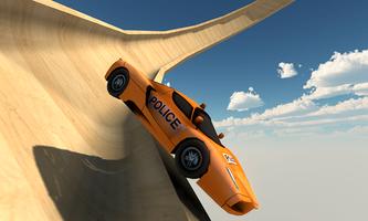 US Police Vertical Mega Ramp Impossible Car Stunts capture d'écran 1