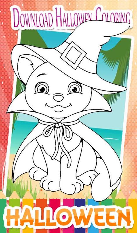 Halloween Pumpkin Coloring Pages Funny Costumes Screenshot 9