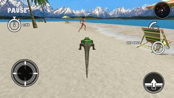 Crocodile Simulator:Attack 3D captura de pantalla 3