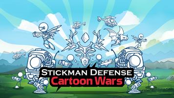 Stickman Defense: Cartoon Wars الملصق
