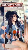 برنامه‌نما Media Photo Frames: Breaking News App Photo Editor عکس از صفحه