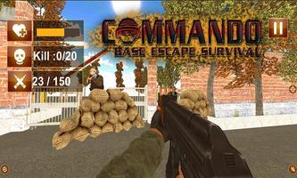 Commando Base Escape Survival screenshot 1