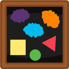 Colors and shapes icon