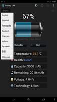 Battery Lite اسکرین شاٹ 1