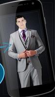 पुरुष फैशन सूट तस्वीर संग्रथित स्क्रीनशॉट 1