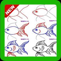 Apprendre à dessiner du poisson capture d'écran 2