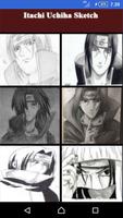 Menggambar Itachi Uchiha постер