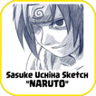 Menggambar Sasuke Uchiha