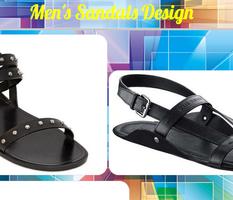 Men's Sandals Design Affiche