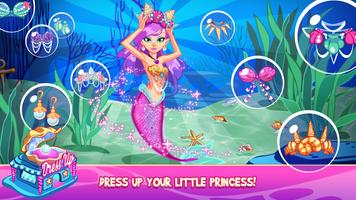 Mermaid Princess Underwater Games 스크린샷 1