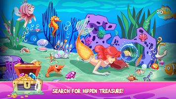 Mermaid Princess Underwater Games скриншот 2