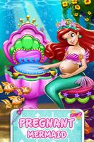 Mermaid Pregnant Mom Baby Born 海报