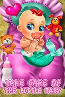 Mermaid Pregnant Mommy Newborn Baby syot layar 2