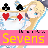 Sevens card game icône