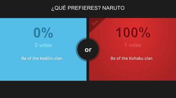 Would You Rather: Naruto screenshot 3
