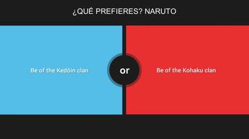 Would You Like: Naruto capture d'écran 2