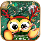 Merry Christmas Owls Keyboard আইকন