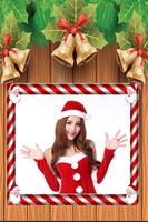 Christmas photo frame 2018 الملصق