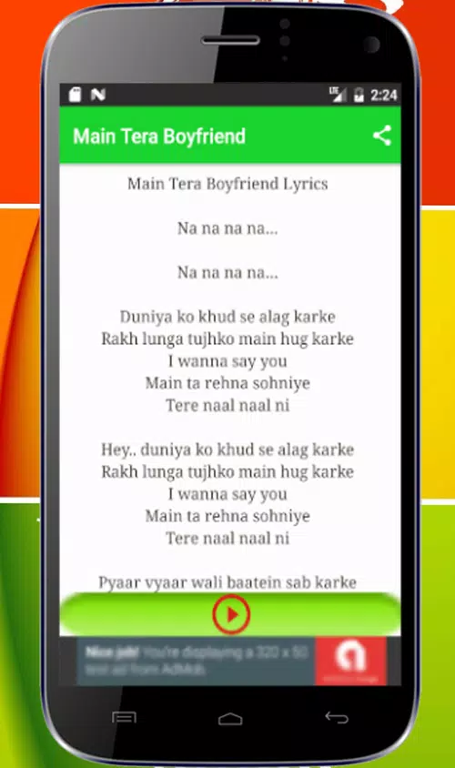 Main Tera Boyfriend Lyrics APK for Android Download