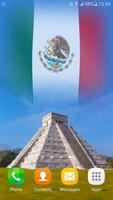 برنامه‌نما Mexican Flag Live Wallpaper عکس از صفحه