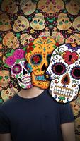 Crâne mexicain selfie editor Affiche