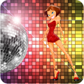 Disco light atmosphere