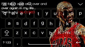 Michael Jordan keyboard 2018 تصوير الشاشة 2