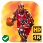 Michael Jordan Wallpapers HD 4K آئیکن