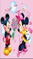 Mickey Love Pink Wallpaper স্ক্রিনশট 1