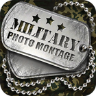 Militär fotomontage Zeichen