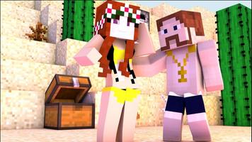 Hot Skins For Miine:Crafte الملصق