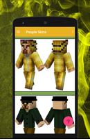 People skins for Minecraft capture d'écran 1