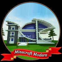 Modern House Of Minecraft Affiche