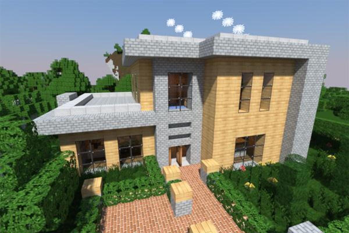 Idea Of Minecraft  Modern  House  for Android APK Download