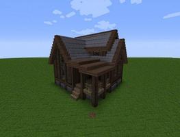 Casa moderna de Minecraft Poster