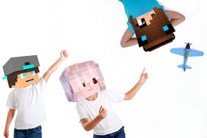 Blocky head MC Photo Editor تصوير الشاشة 1