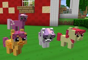 Unicorn Pony Mod for Minecraft Affiche