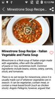Minestrone Soup Recipe capture d'écran 3