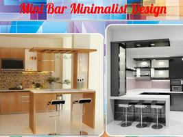 Mini Bar Minimalist Design Affiche