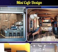 Mini Cafe Design Plakat