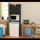 Icona Mini Fridge Cabinet Furniture